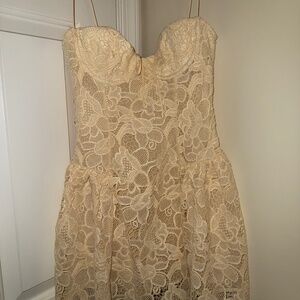 Brand New with Tags - For Love & Lemons Coco Lace Sleeveless Mini Dress